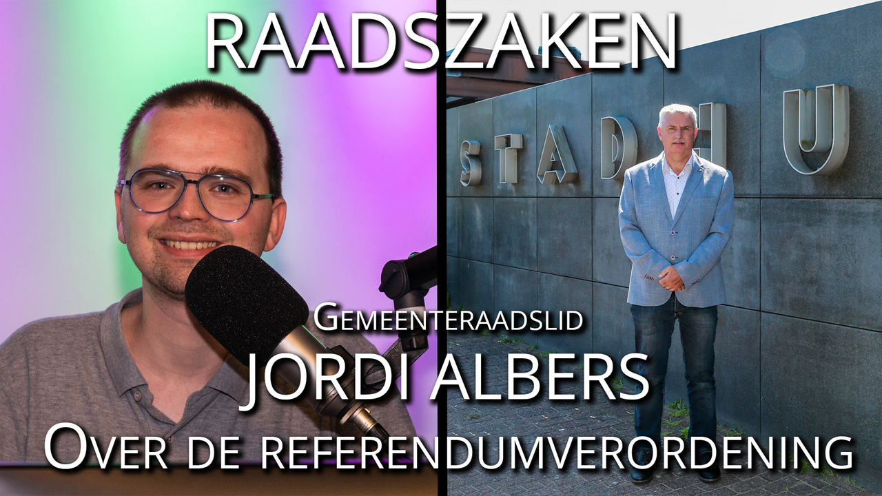 Jordi Albers: 'Afschaffen referendumverordening gênant'