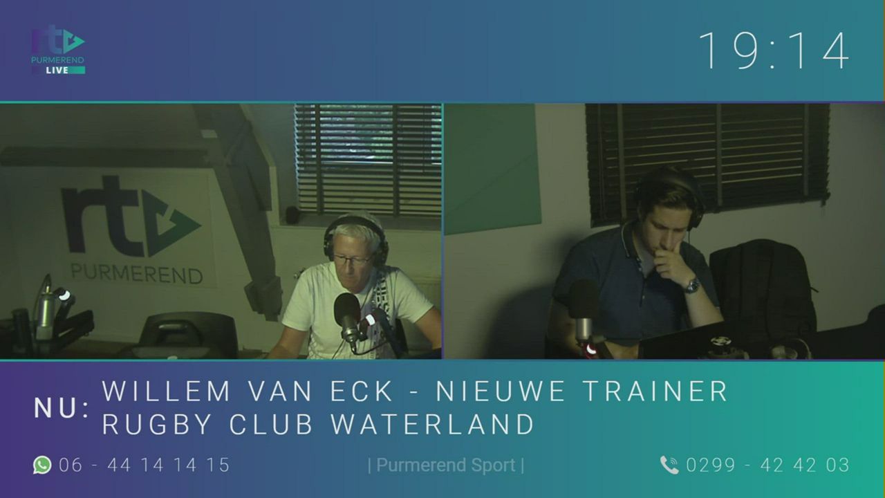 Willem van Eck - nieuwe trainer Rugby Club Waterland