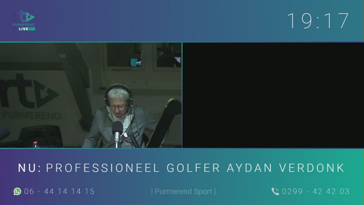Professioneel golfer Aydan Verdonk